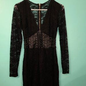 Bebe Lace corset dress